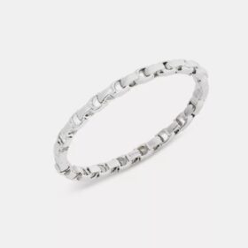 Signature Chain Hinged Bangle
