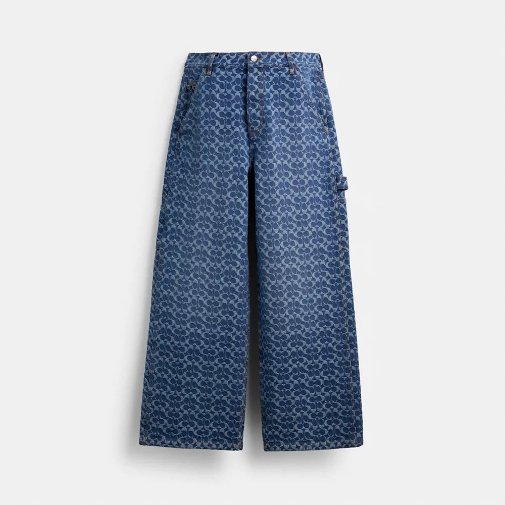 Signature Denim Carpenter Pants in Organic Cotton