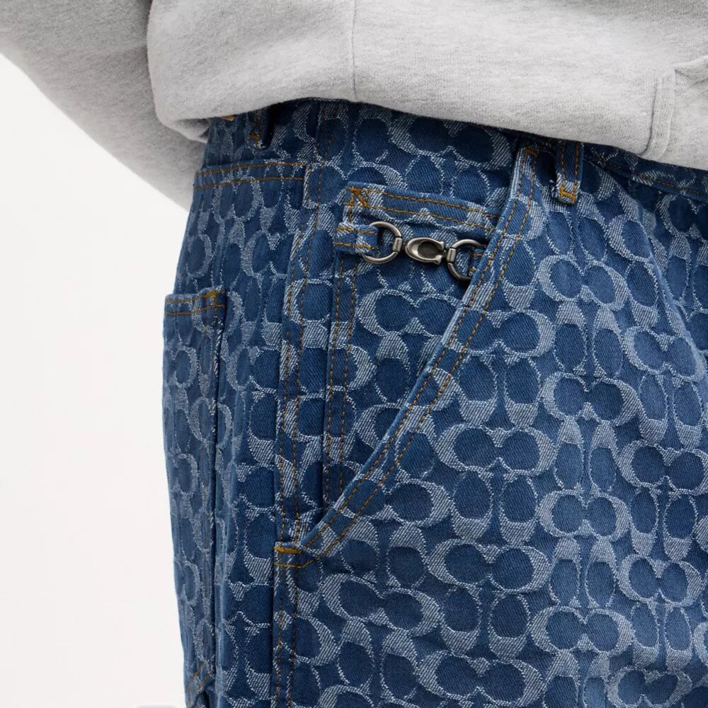 Signature Denim Carpenter Pants in Organic Cotton