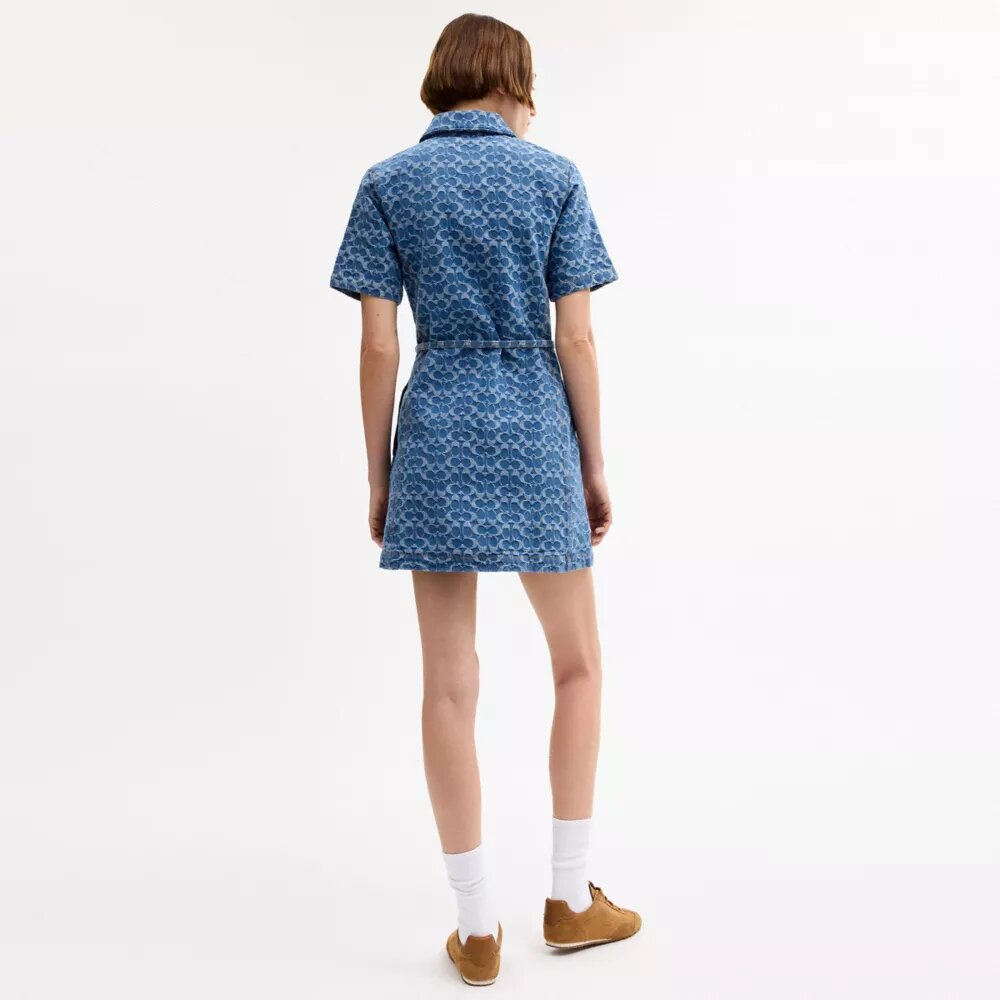 Signature Denim Dress in Organic Cotton