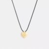 Signature Heart Cord Pendant Necklace