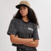 Signature Jacquard Flat Brim Hat