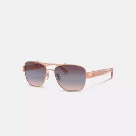 Signature Ombra Narrow Pilot Sunglasses