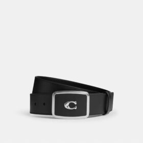 Signature Plaque Buckle Belt, 38 Mm