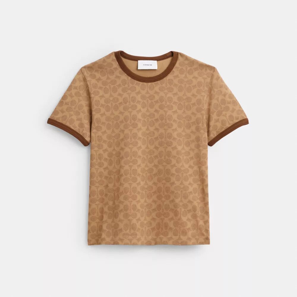 Signature Ringer T-Shirt in Organic Cotton