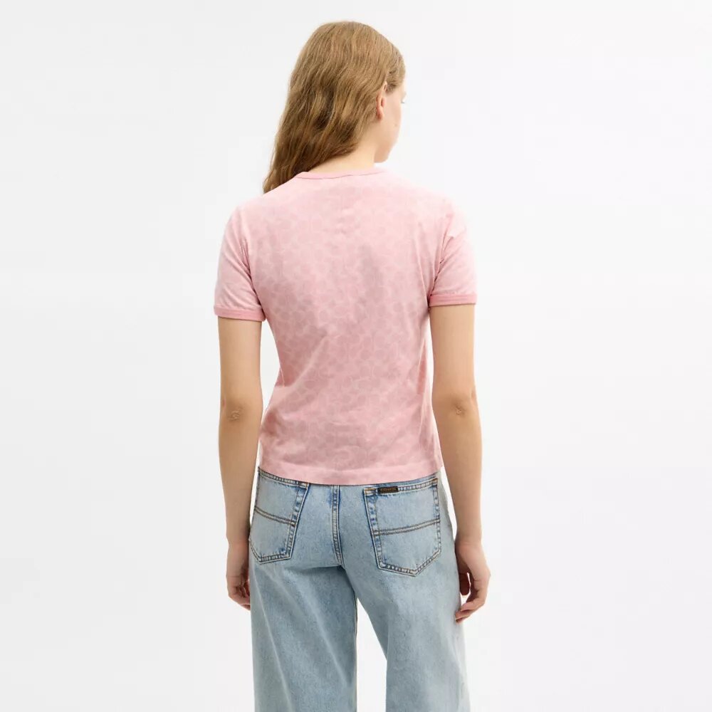 Signature Ringer T-Shirt in Organic Cotton