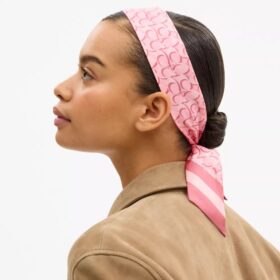 Signature Silk Skinny Scarf