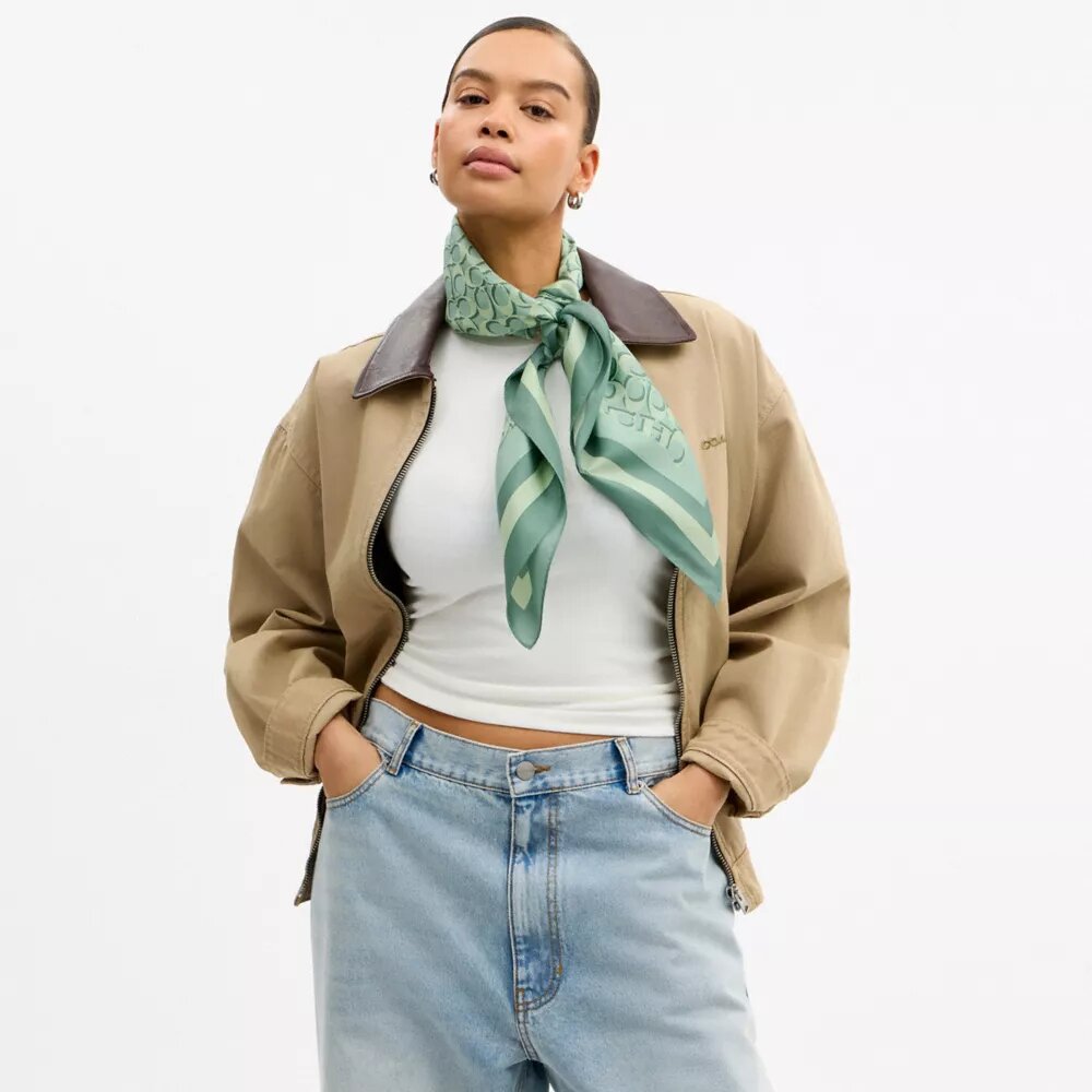 Signature Silk Square Scarf