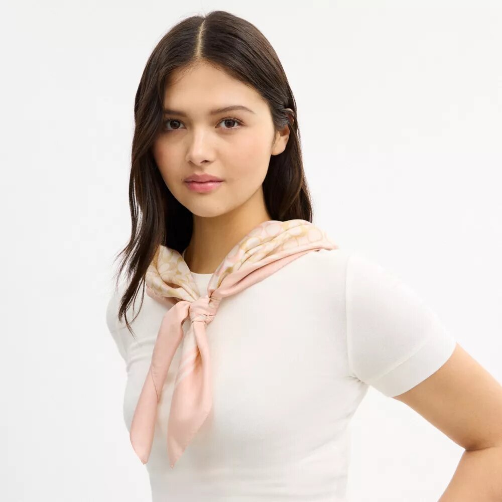 Signature Silk Square Scarf