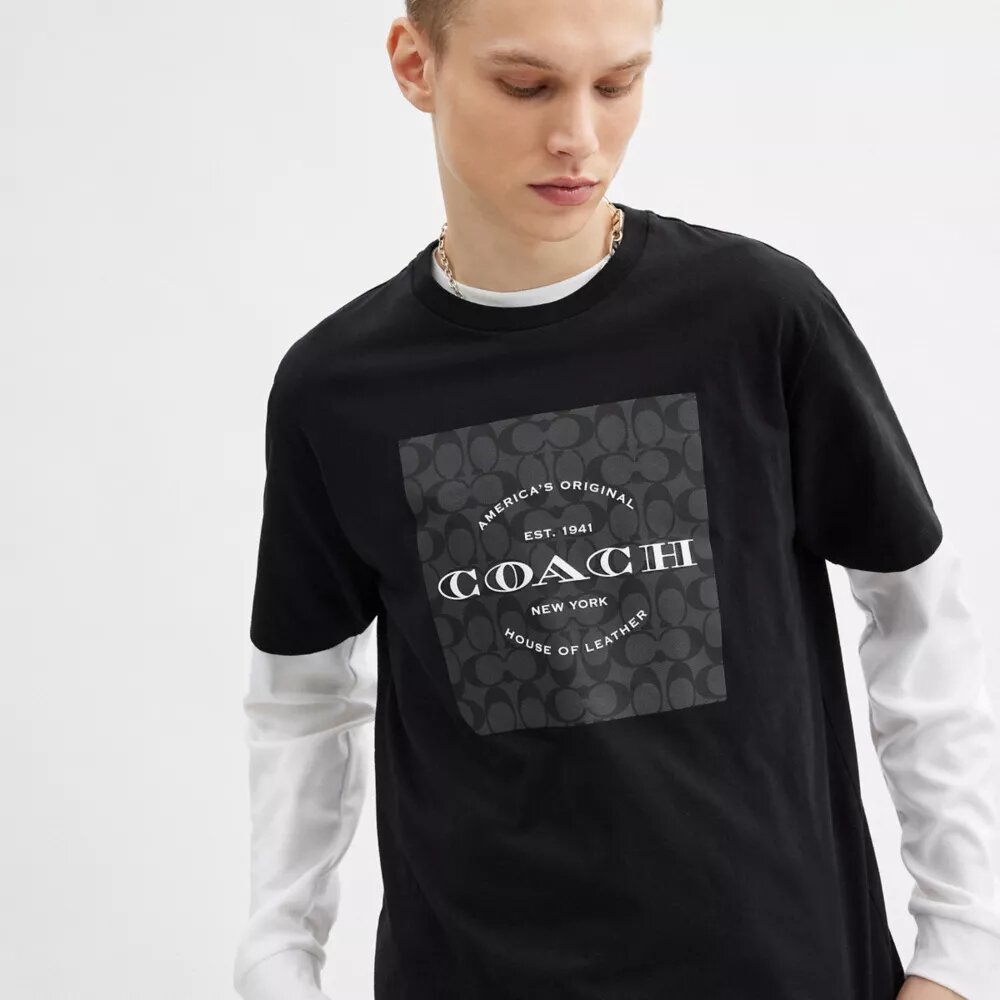 Signature Square T-Shirt in Organic Cotton