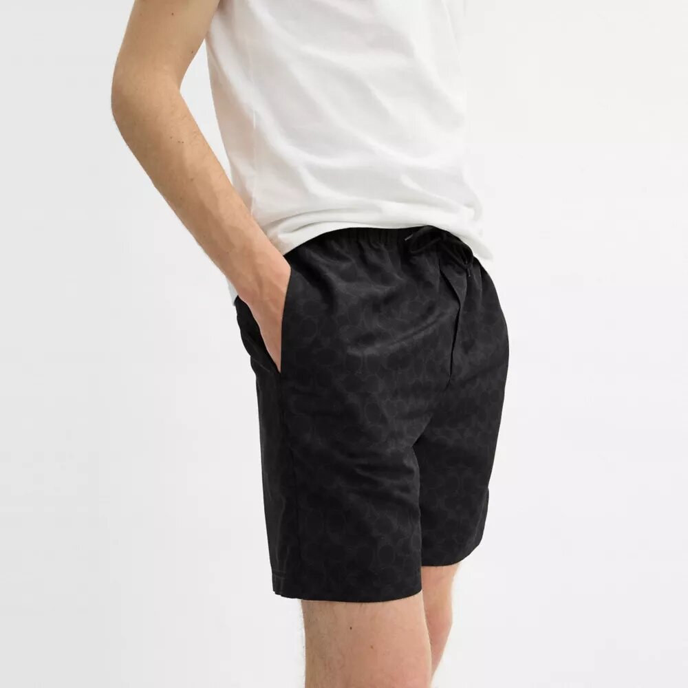 Signature Swim Trunks in Recycled Polyester
