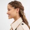 Skeletal Rexy Clip-On Stud Earrings