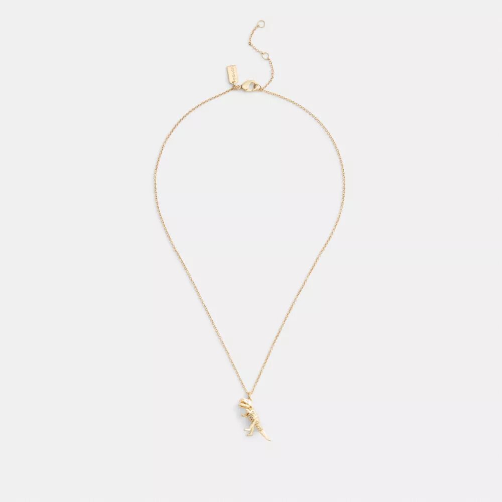 Skeletal Rexy Pendant Necklace