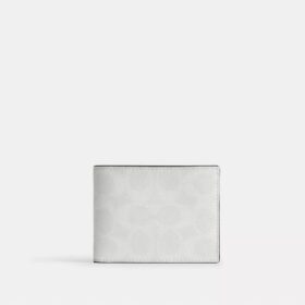 Slim Billfold Wallet in Signature Canvas