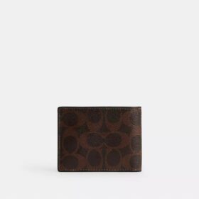 Slim Billfold Wallet in Signature Canvas