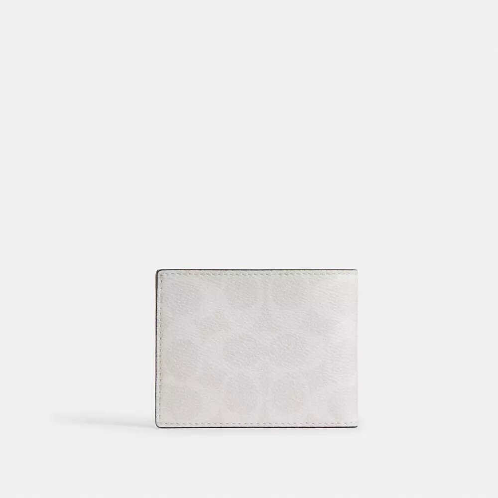 Slim Billfold Wallet in Signature Canvas