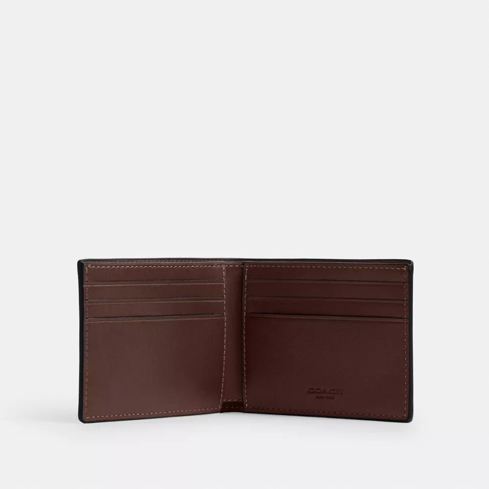 Slim Billfold Wallet in Signature Canvas
