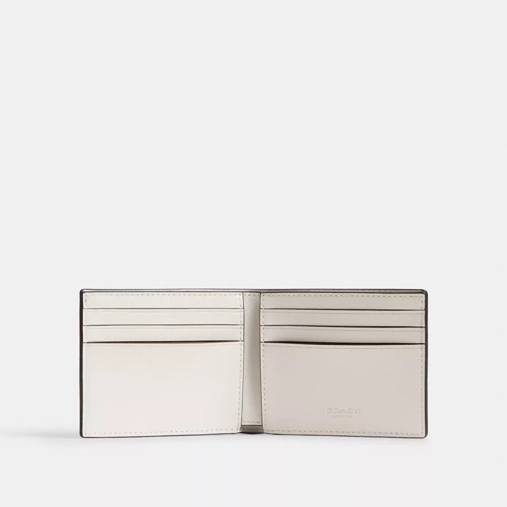 Slim Billfold Wallet in Signature Canvas