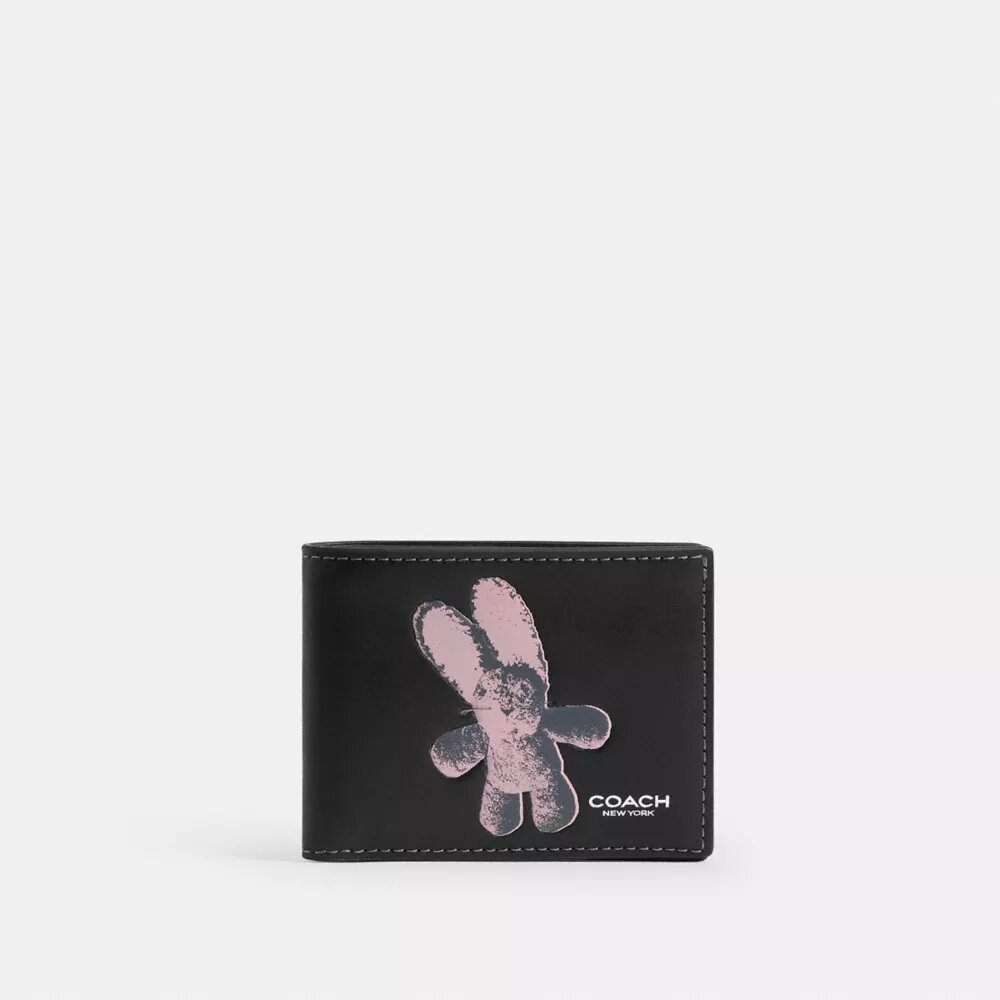 Slim Billfold Wallet with Floppy Graphic