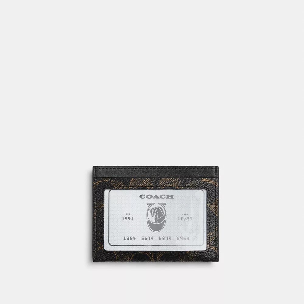 Slim Id Card Case in Loved Signature Canvas