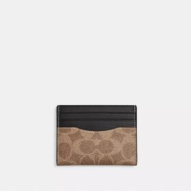 Slim Id Card Case in Signature Canvas
