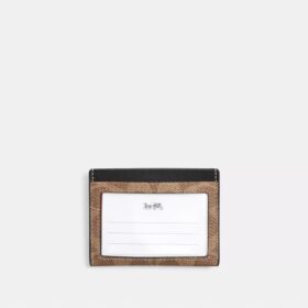 Slim Id Card Case in Signature Canvas