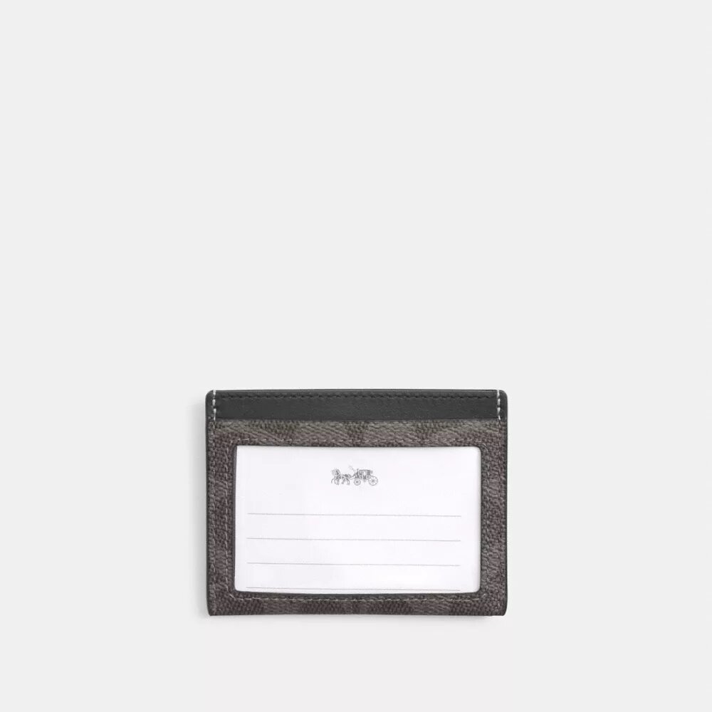 Slim Id Card Case in Signature Canvas