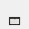 Slim Id Card Case in Signature Canvas with Stripes