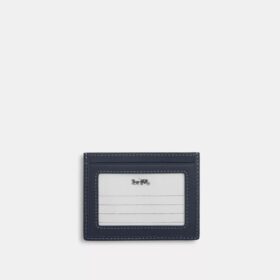 Slim Id Card Case in Signature Denim