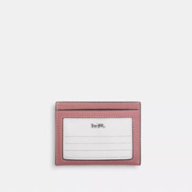 Slim Id Card Case with Heart Rivets