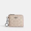 Small Corner Zip Wallet in Signature Canvas