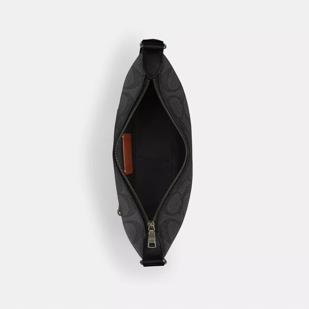 Small Finn Crossbody Bag with Pouch in Maxi Signature Canvas
