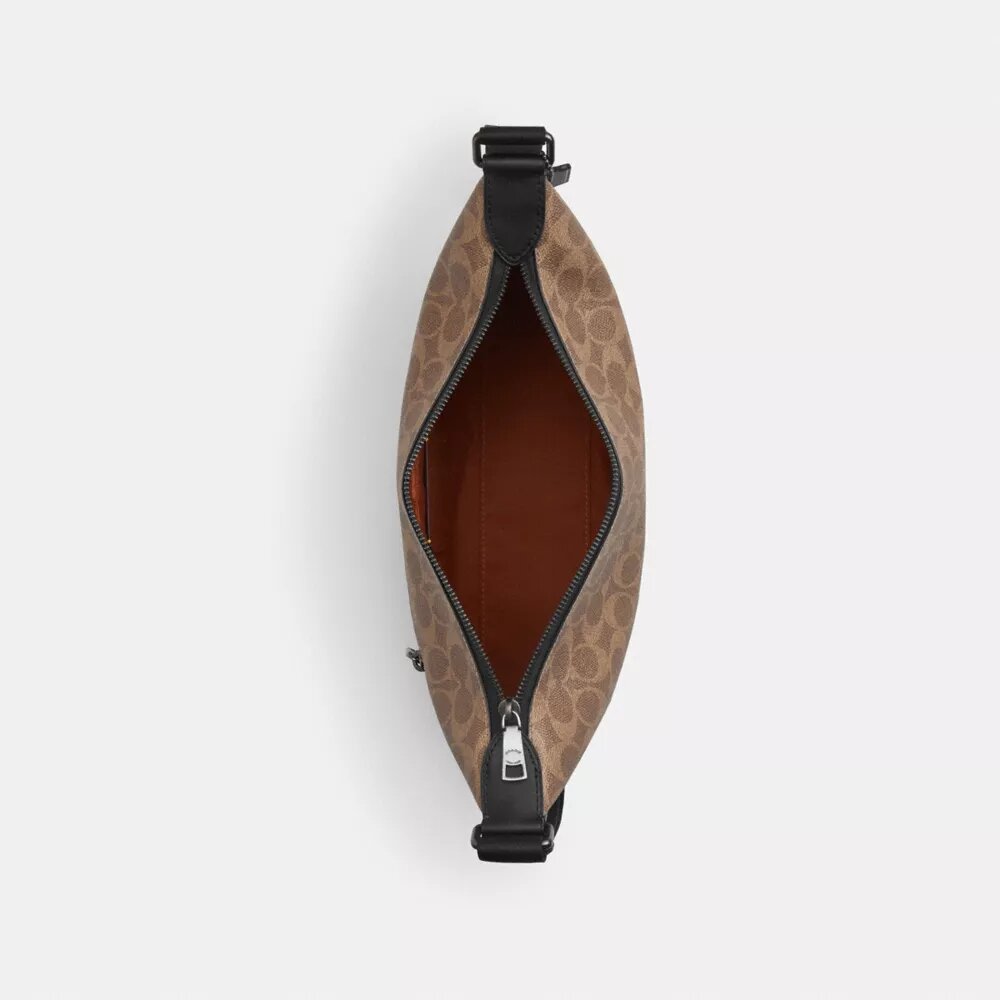 Small Finn Crossbody Bag with Pouch in Signature Canvas