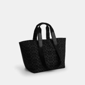 Small Tour Tote Bag in Signature Denim