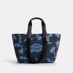 Small Tour Tote Bag with Camo Print