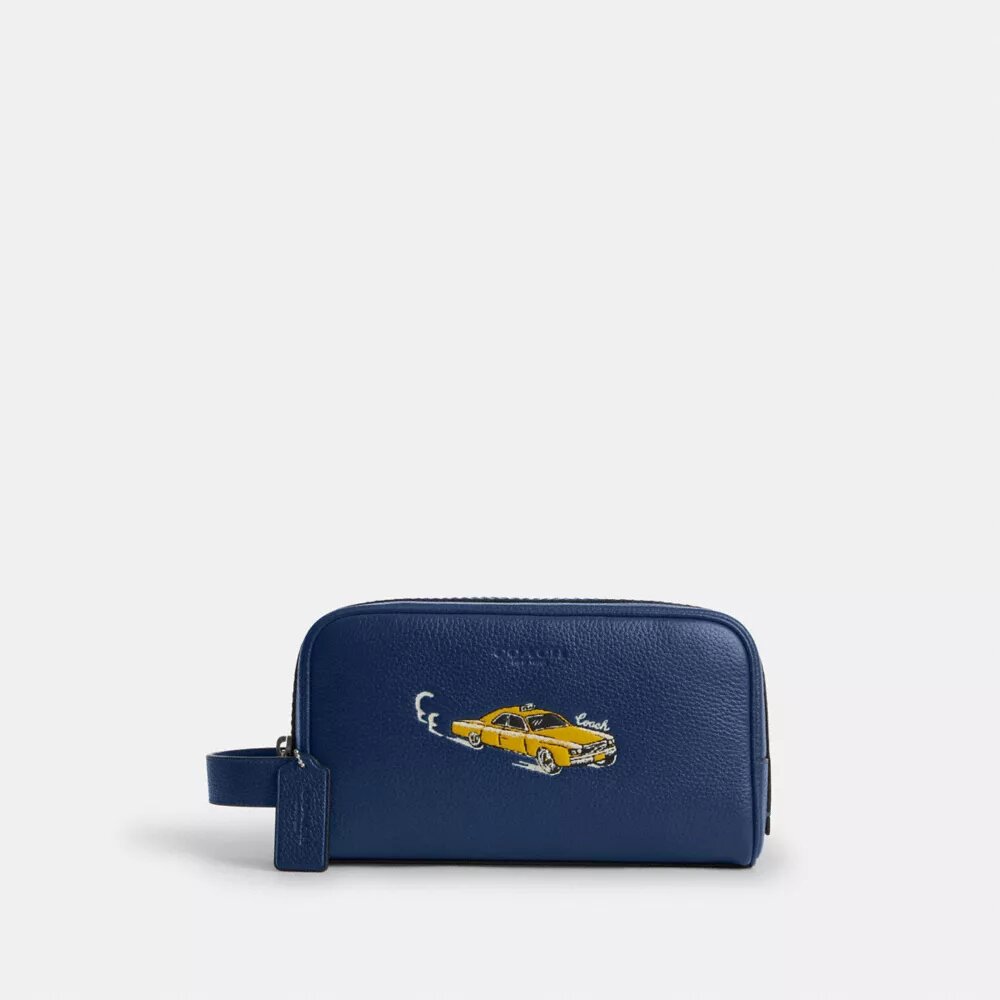 Small Travel Kit with Car Print