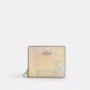 Snap Wallet in Rainbow Signature Canvas