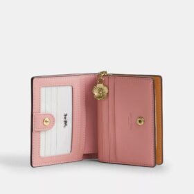 Snap Wallet in Signature Canvas with Charm