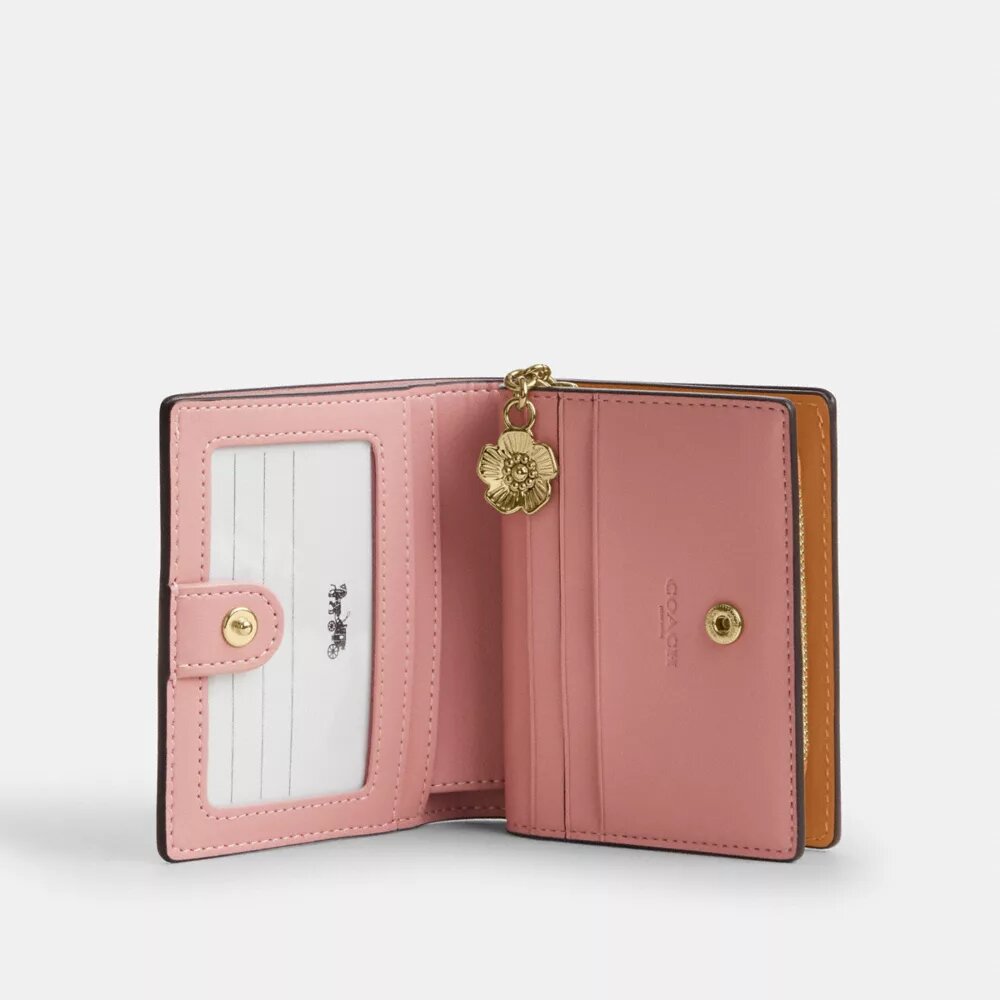 Snap Wallet in Signature Canvas with Charm
