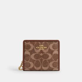 Snap Wallet in Signature Chenille
