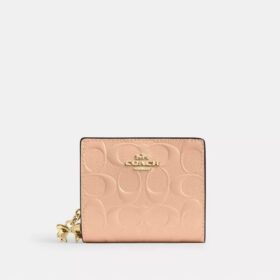 Snap Wallet in Signature Leather with Charm