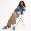 Soft Sneaker in Signature Denim