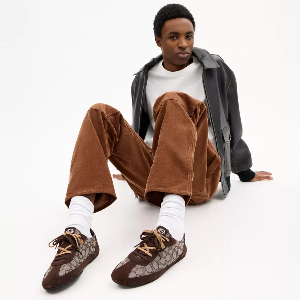 Soft Sneaker in Signature Jacquard