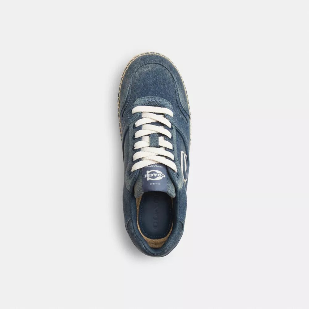Soho Espadrille Sneaker in Loved Denim