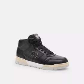 Soho Mid Top Sneaker in Signature Canvas
