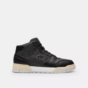 Soho Mid Top Sneaker in Signature Canvas