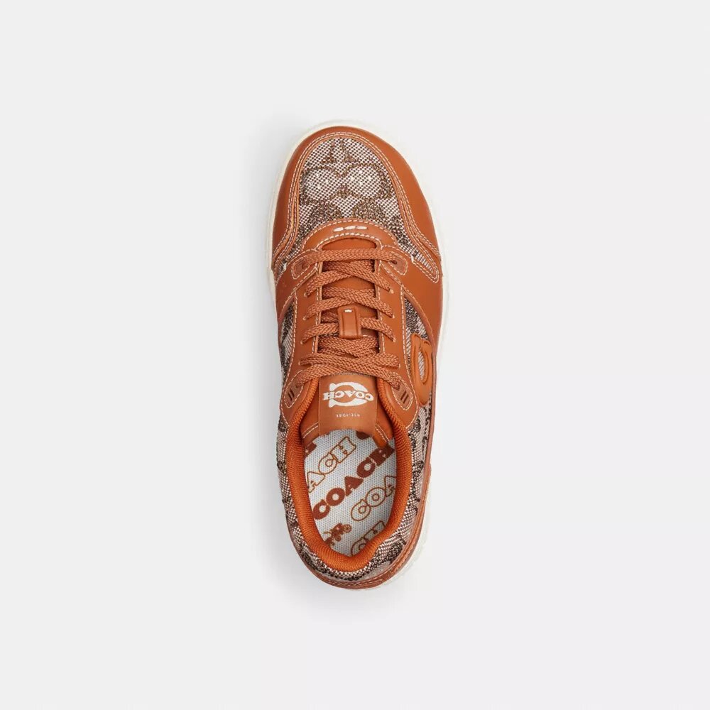 Soho Sneaker in Crystal Signature Jacquard