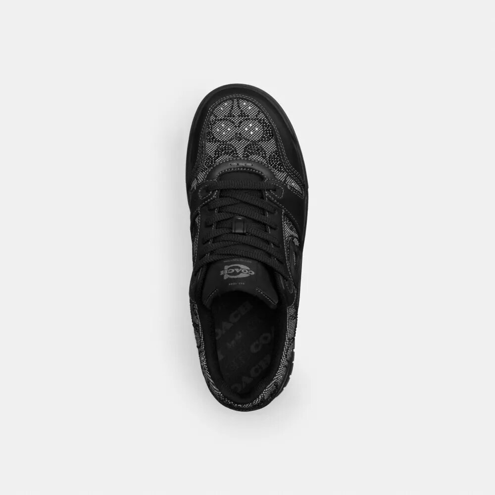Soho Sneaker in Crystal Signature Jacquard
