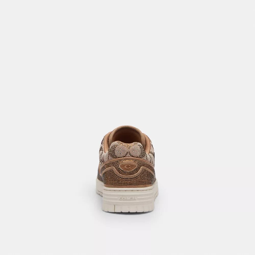 Soho Sneaker in Crystal Signature Jacquard