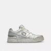 Soho Sneaker in Distressed Metallic Leather